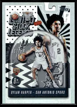 2025-26 Topps #LST-2 Dylan Harper Limited Stock Legends - Image 1