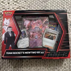 Pokemon TCG Team Rocket's Mewtwo EX Collection Box New Sealed fast ship ✅ - Image 1
