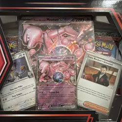 Pokemon TCG Team Rocket's Mewtwo EX Collection Box New Sealed fast ship ✅ - Image 3