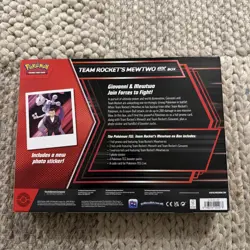 Pokemon TCG Team Rocket's Mewtwo EX Collection Box New Sealed fast ship ✅ - Image 5