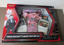 Pokemon TCG Team Rocket's Mewtwo EX Collection Box New Sealed - Image 1