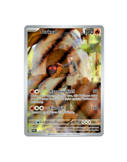 Pokemon Twilight Masquerade TORKOAL 172/167 Illustration Rare Card MINT-NM - Image 1