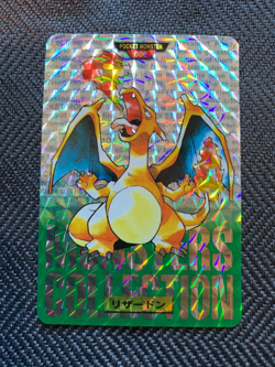 Pokemon Card Carddass Prism Holo No.006 Charizard Green Ver Japanese #241209 - Image 1