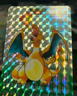 Pokemon Card Carddass Prism Holo No.006 Charizard Green Ver Japanese #241209 - Image 3