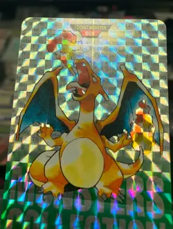 Pokemon Card Carddass Prism Holo No.006 Charizard Green Ver Japanese #241209 - Image 4