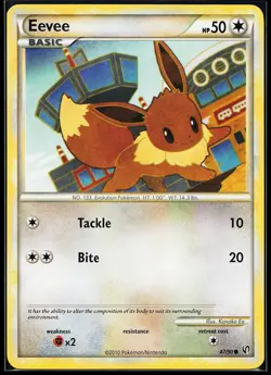 Eevee 47/90 Common Undaunted Pokemon Card - Image 1