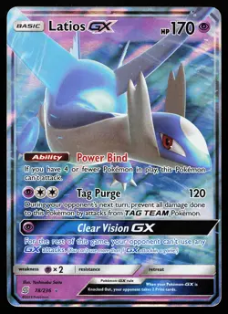 Latios GX 78/236 Ultra Rare Unified Minds Pokemon Card - Image 1