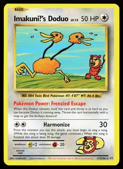 ImakuniU's Doduo 112/108 Secret Rare XY Evolutions Pokemon Card - Image 1