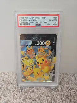 PSA 10 Non Seq Pikachu V-Union [Set of 4] SWSH: Sword & Shield Promo Cards Holo - Image 3