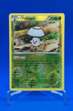 Foongus HoloReverse XY Steam Siege Pokemon Card In Never Played Condition! - Image 1