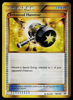 Pokemon Card - Enhanced Hammer Primal Clash 162/160 Secret Rare 2015 - Image 1