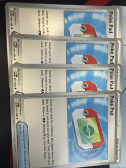 Pokemon TCG x4 Pokepad Pokemon Cards Perfect Order- NM playset - Image 1