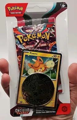 SEALED Pokemon Obsidian Flames Wooper & Pawmi Promo Checklane Blister Pack Pair - Image 4