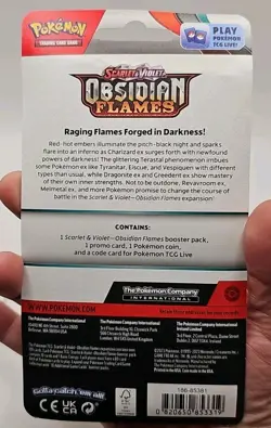 SEALED Pokemon Obsidian Flames Wooper & Pawmi Promo Checklane Blister Pack Pair - Image 5