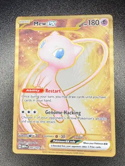 Mew ex - (151 Metal Card) Double Rare SV: Scarlet & Violet 151 205/165 NM - Image 1