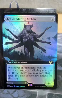 Wandering Archaic -Strixhaven -Extended Art -Foil /MTG - Image 1
