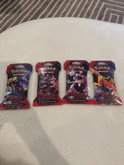 4x Pokemon TCG Scarlet & Violet Destined Rivals Sleeved Packs BRAND NEW Art Set - Image 1