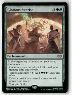 Glorious Sunrise Normal R Innistrad: Crimson Vow 200 NM - Image 1