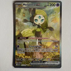 Meloetta ex 167/086 (NM) Special Illustration Rare - SV Black Bolt - Pokemon TCG - Image 1