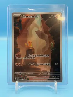 Pokemon Charmander 168/165 Sv: Scarlet & Violet 151 EN Holo Illustration Rare 🔥 - Image 1