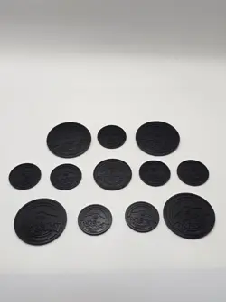 Bundle of 12 Pokemon TCG Flipping Coin Pikachu Charizard Eevee Mewtwo Official - Image 2