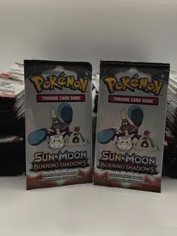 Pokemon Sun and Moon Burning Shadows Sealed Booster Packs- Lot of 615 - Image 4