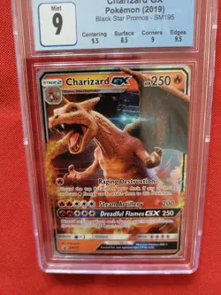 Pokemon: Charizard GX #SM195 Detective Pikachu Promo HOLO 2019 - CGC 9 Mint - Image 5