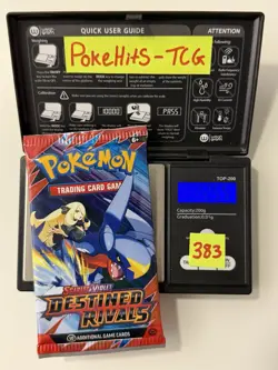 (VERY HEAVY)🔥22.55g Pokemon TCG Destined Rivals Booster Pack Factory Sealed✅ - Image 1