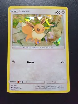 Eevee - (Let's Play, Eevee!) (Cracked Ice Holo) 155/214 pokemon - Image 1