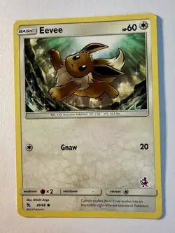 Eevee - (Mewtwo Stamped) 049/068 Battle Academy Regular Pokemon - Image 1