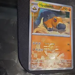 Pokemon Hippowdon Prismatic 053/131 Poke Ball Pattern Factory pack fresh CREASE - Image 3