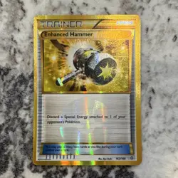 Pokemon TCG Enhanced Hammer Secret Rare Holo 162/160 XY Primal Clash - Image 1