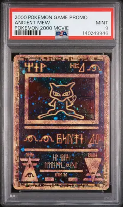 2000 POKEMON GAME MOVIE POKEMON 2000 MOVIE ANCIENT MEW PSA 9 - Image 1