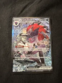 Pokemon TCG N's Zoroark EX Holo Ultra Rare Ascended Heroes 286/217 NM - Image 1