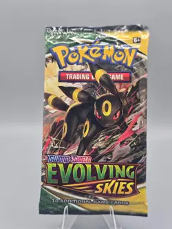 Nintendo Pokemon TCG Sword & Shield Evolving Skies Booster Pack (Umbreon Art) 820650808777 - Image 1