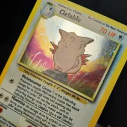 Pokemon Clefable No Symbol ERROR Jungle 1/64 Holo Rare TCG Vintage English - Image 3