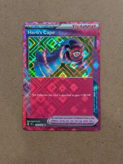 Pokemon TCG Hero's Cape Ace Spec TEF 152/162 NM - Image 1