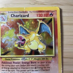 Pokemon TCG Charizard 4/102 Holo Rare Base Set (DMG) - Image 3