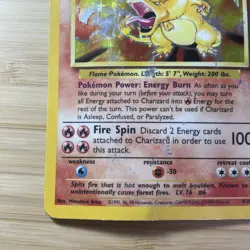Pokemon TCG Charizard 4/102 Holo Rare Base Set (DMG) - Image 5