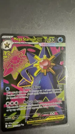 Mega Starmie ex - 102/088 - Perfect Order - Full Art - NM - Pokemon TCG - Image 1