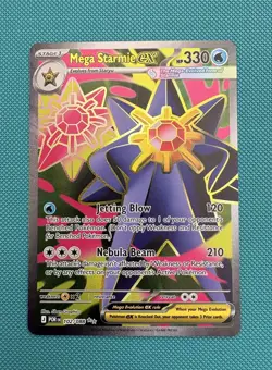 Pokemon TCG Mega Starmie Ex 102/088 Full Art Perfect Order - Pack Fresh NM/M - Image 1