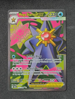 Pokemon TCG Mega Starmie Ex 102/088 Perfect Order Full Art Ultra Rare Card - NM - Image 1