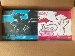 Pokemon Center Black Bolt & White Flare Elite Trainer Box ETB Set - Sealed - Image 1