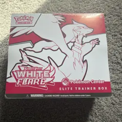 Pokemon Center Exclusive White Flare ETB Elite Trainer Box Sealed - Image 1