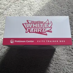 Pokemon Center Exclusive White Flare ETB Elite Trainer Box Sealed - Image 2