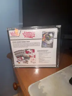 Pokemon Sealed White Flare Pokemon Center ETB Elite Trainer Box W/ Acrylic Case - Image 2