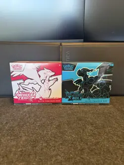 Pokemon Center Black Bolt & White Flare ETB Set – Elite Trainer Box Sealed - Image 1