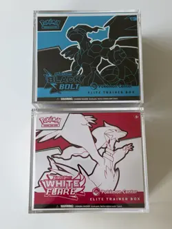 White Flare And Black Bolt Pokemon Center Elite Trainer Box PC ETB New - Image 1