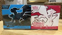 Pokemon Center Black Bolt & White Flare ETB Set – Elite Trainer Box Sealed - Image 1