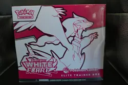 White Flare Pokemon Center Elite Trainer Box ETB Pokemon TCG New Sealed - Image 1